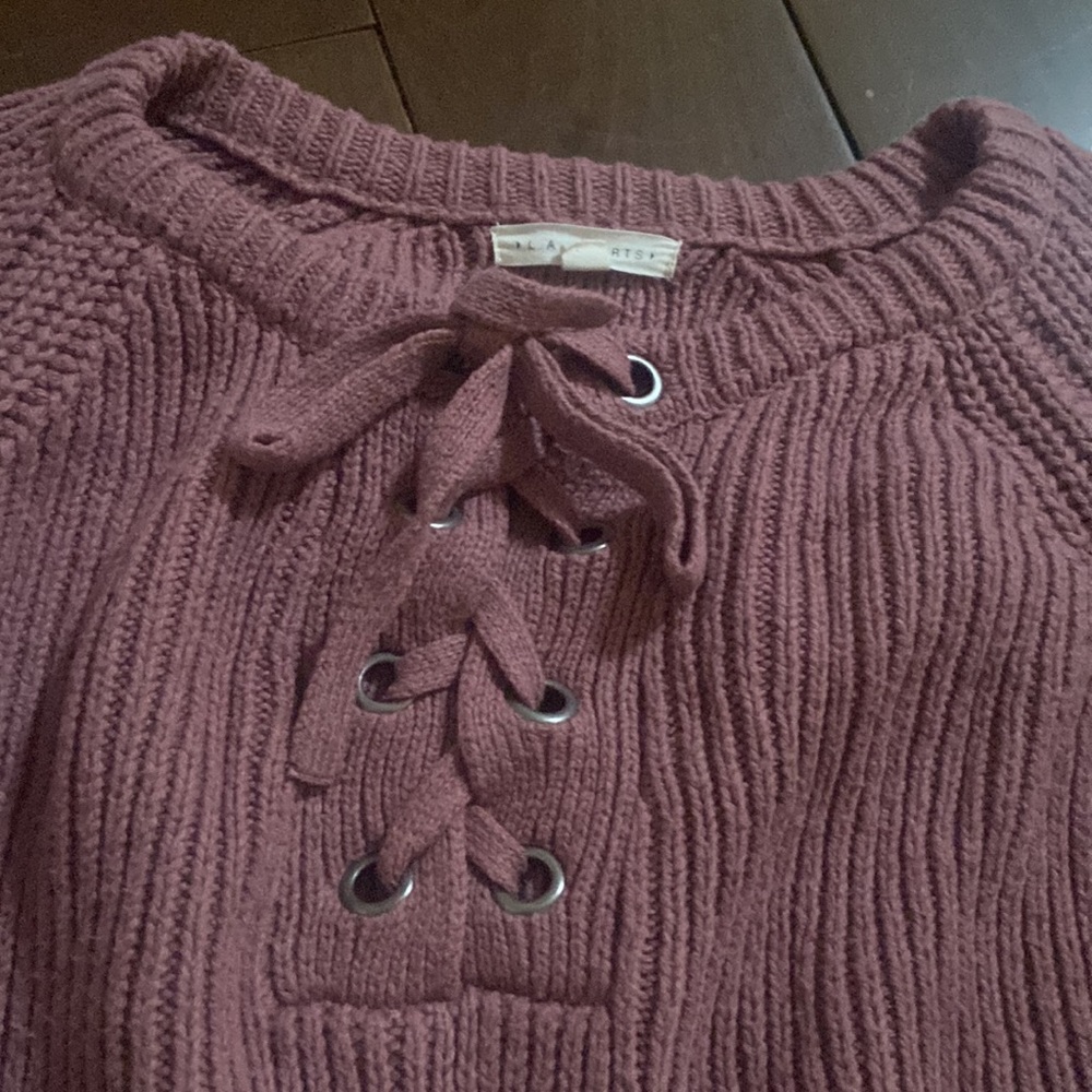 LA HEARTS women’s light mauve/ pinkish purple sweater size Medium